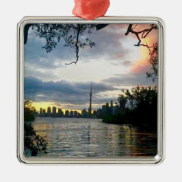 Ornamento De Metal Skyline de Toronto