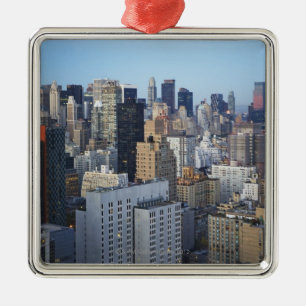 Ornamento De Metal Skyline dos EUA, Nova Iorque, Manhattan