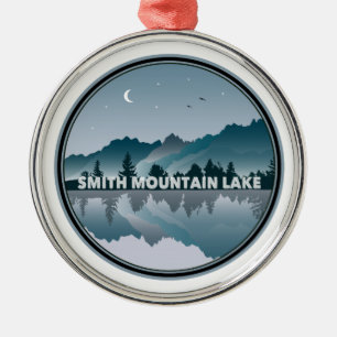 Ornamento De Metal Smith Mountain Lake Virginia Refletion