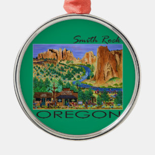 Ornamento De Metal Smith Rock ~ Oregon