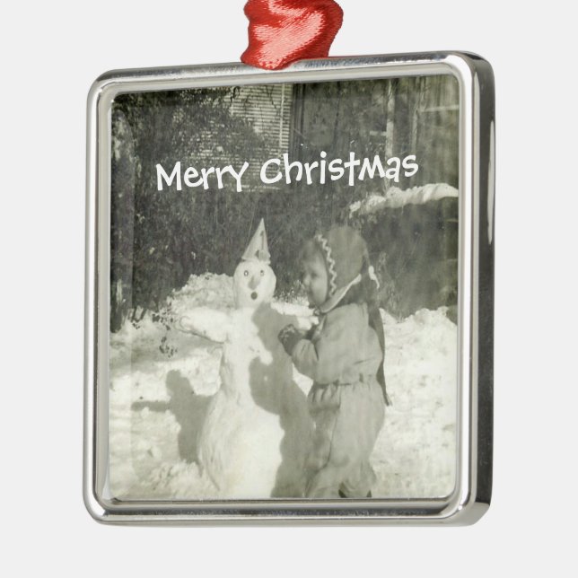 Ornamento De Metal Snow Baby Ornament (Esquerda)