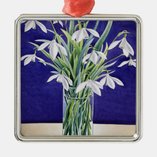 Ornamento De Metal Snowdrops