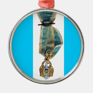 Ornamento De Metal Sociedade do crachá de Cincinnati