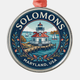 Ornamento De Metal Solomons EUA