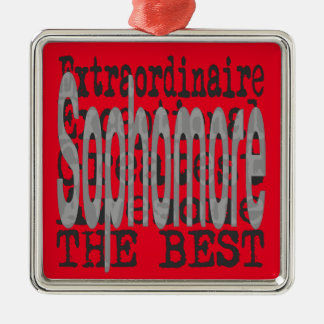Ornamento De Metal Sophomore Extraordinaire