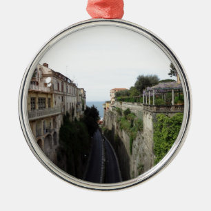 Ornamento De Metal Sorrento, Italia