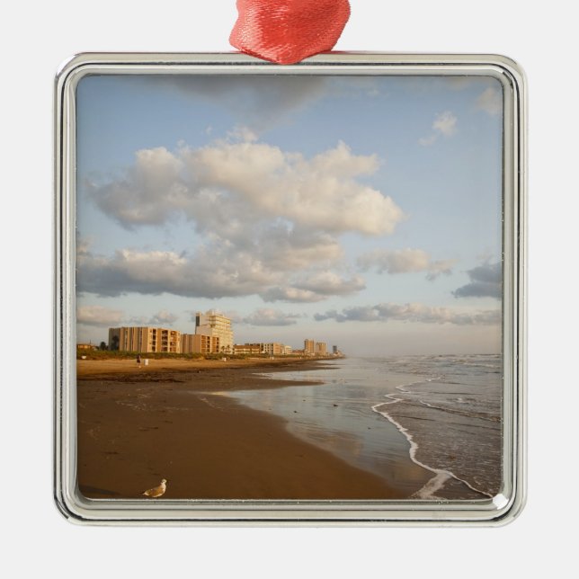 Ornamento De Metal South Padre Island, Texas, EUA, resort hotels, (Frente)