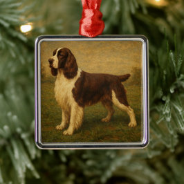 Ornamento De Metal Springer Spaniel Inglês