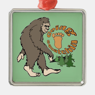 Ornamento De Metal Squatchin indo