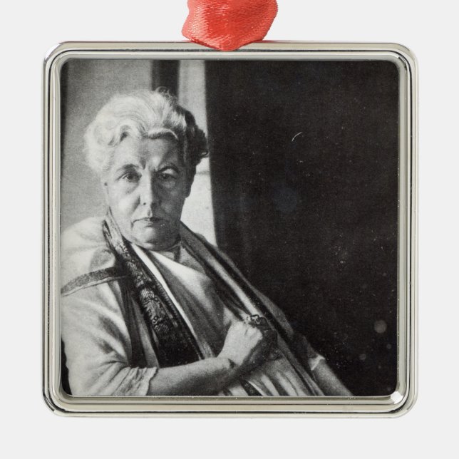 Ornamento De Metal Sra. Annie Besant (Frente)