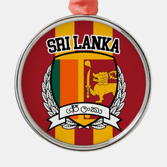 Ornamento De Metal Sri Lanka (Frente)