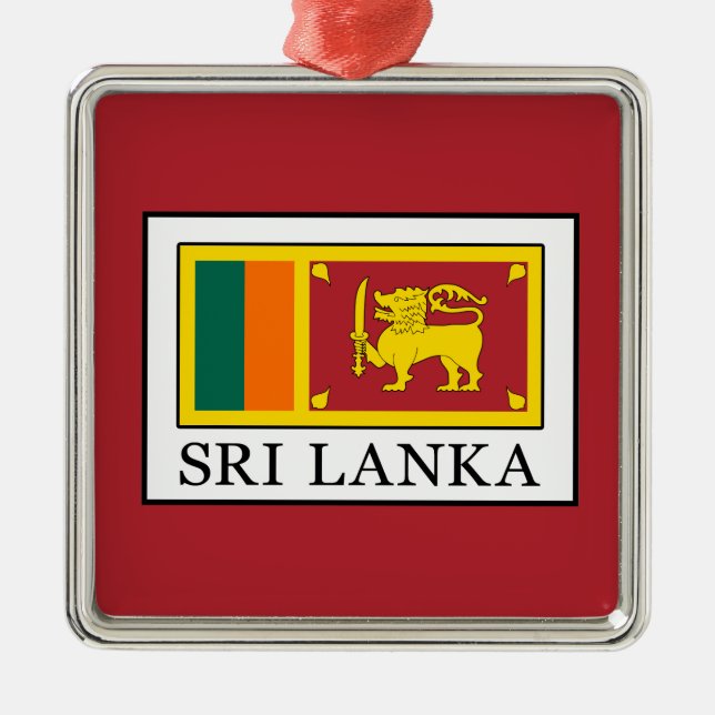 Ornamento De Metal Sri Lanka (Frente)