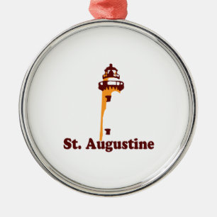 Ornamento De Metal St Augustine.