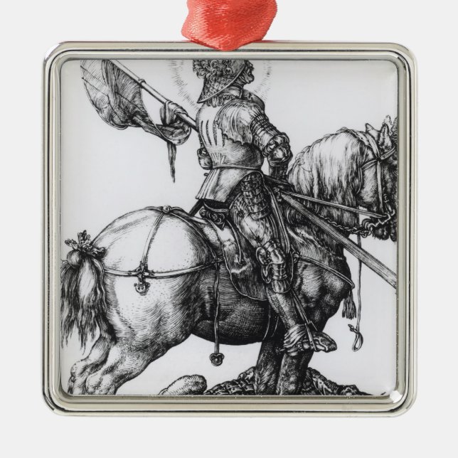 Ornamento De Metal St George e o dragão, 1508 (Frente)