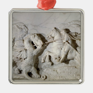 Ornamento De Metal St George e o dragão, 1508