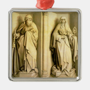 Ornamento De Metal St James o excelente e o St. Clare