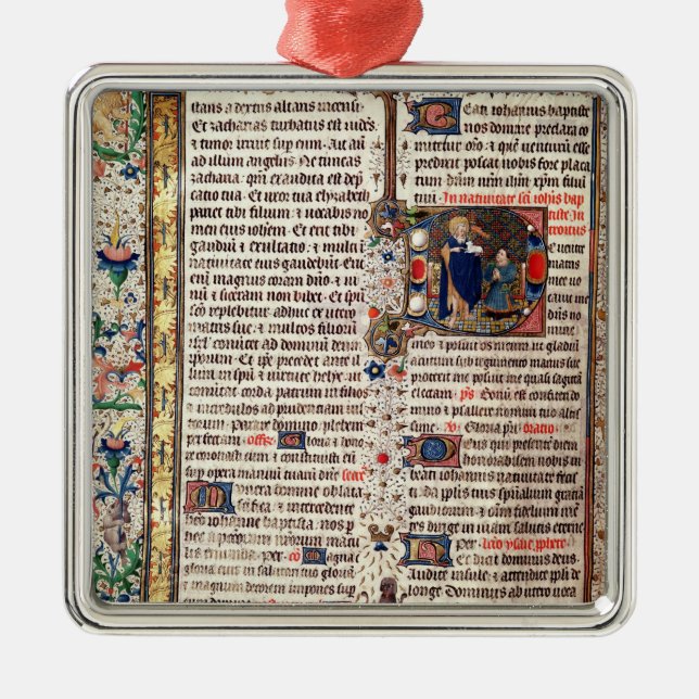 Ornamento De Metal St John o baptista (Frente)