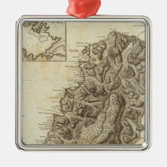 Ornamento De Metal St Lucia (Frente)