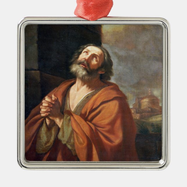 Ornamento De Metal St Peter (Frente)