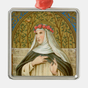Ornamento De Metal St. Rosa de Lima (BK 020)