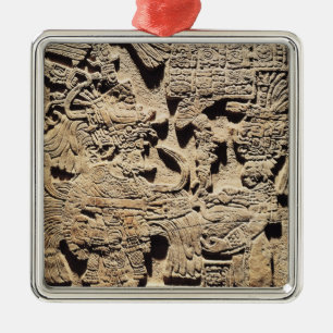 Ornamento De Metal Stela que descreve um padre alto e uma mulher