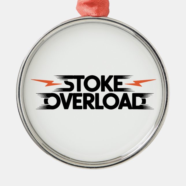 Ornamento De Metal Stoke Overload Lightning (Frente)