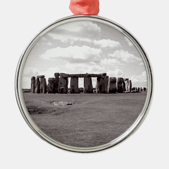 Ornamento De Metal Stonehenge (Frente)