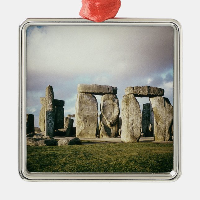 Ornamento De Metal Stonehenge (Frente)