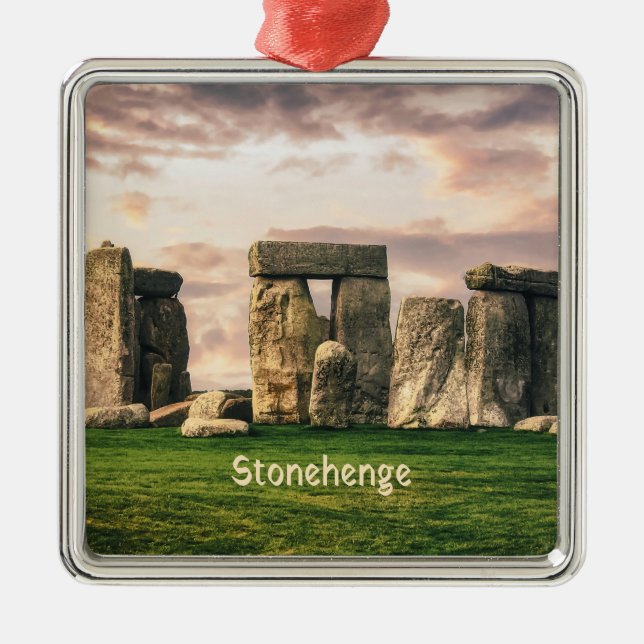 Ornamento De Metal Stonehenge England UK (Frente)