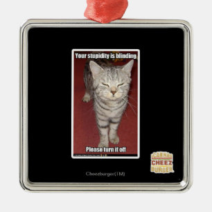 Ornamento De Metal Sua estupidez está cegando 2
