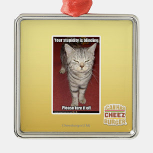 Ornamento De Metal Sua estupidez está cegando 2