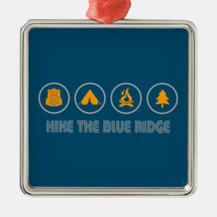 Ornamento De Metal Suba As Montanhas Blue Ridge
