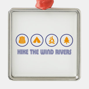 Ornamento De Metal Subir A Cordilheira Do Rio Vento