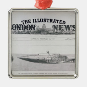 Ornamento De Metal Submarino de naufrágio e de aumentação do