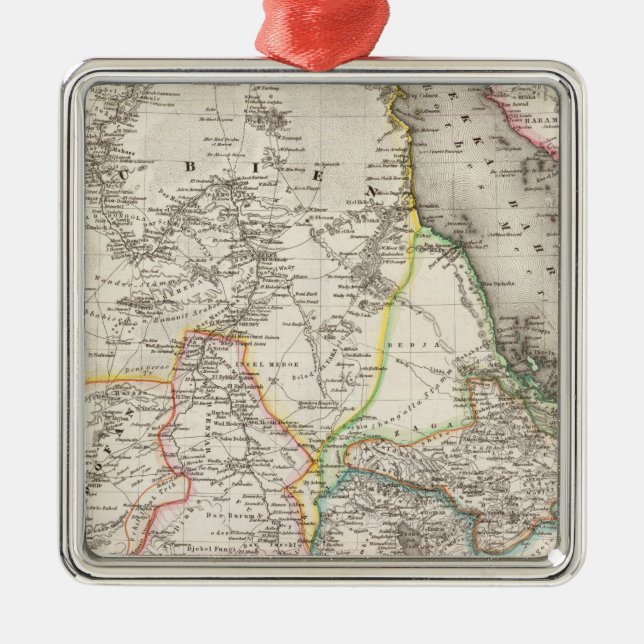 Ornamento De Metal Sudão, Etiópia (Frente)