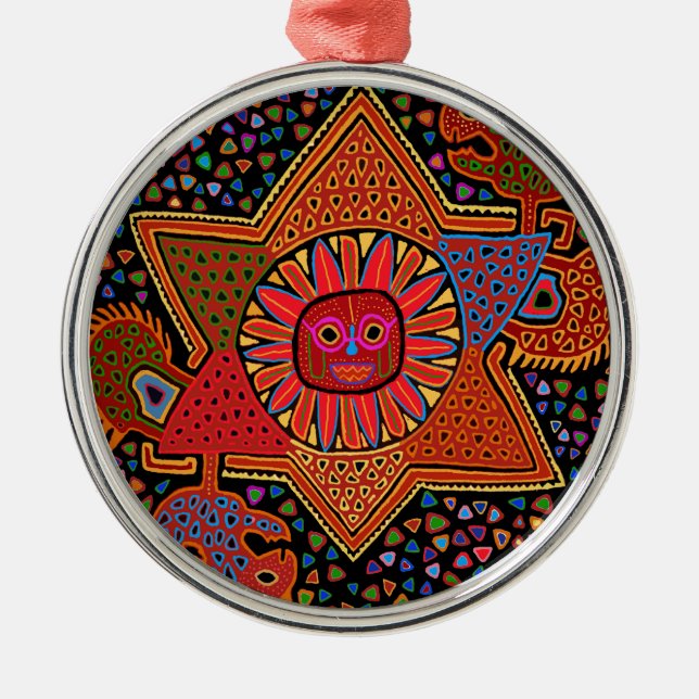 Ornamento De Metal Sudoeste Del Sol (Frente)