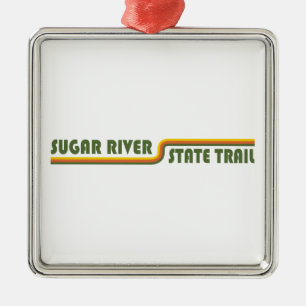 Ornamento De Metal Sugar River State Trail Wisconsin