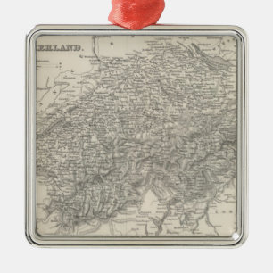 Ornamento De Metal Suiça 15