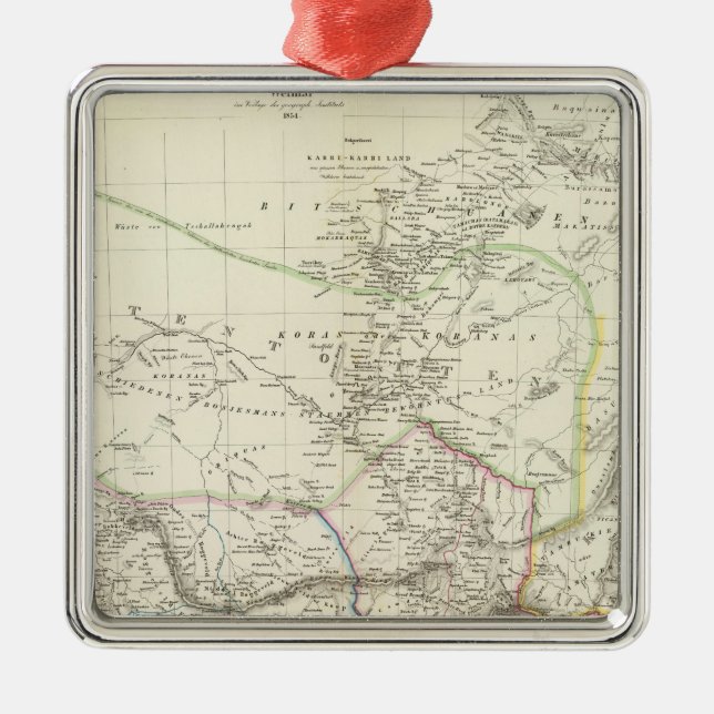 Ornamento De Metal Sul v África - África do Sul (Frente)