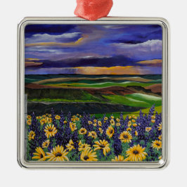 Ornamento De Metal Summer Storm