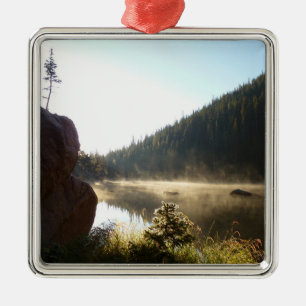 Ornamento De Metal Sunrise no Lago Dream