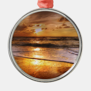 Ornamento De Metal Sunset