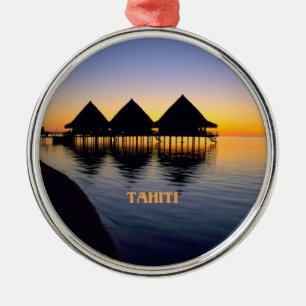 Ornamento De Metal Sunset no Taiti