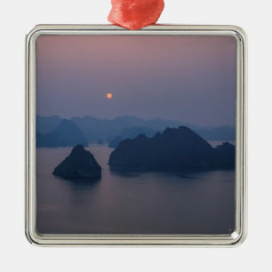 Ornamento De Metal Sunset over Hao Bay - Vietname