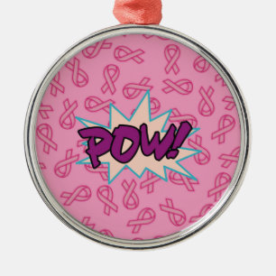 Ornamento De Metal Super Herói do Cancer Breve