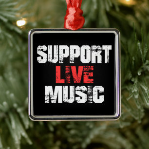 Ornamento De Metal Suporte ao Live Music