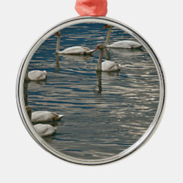 Ornamento De Metal Swan Song