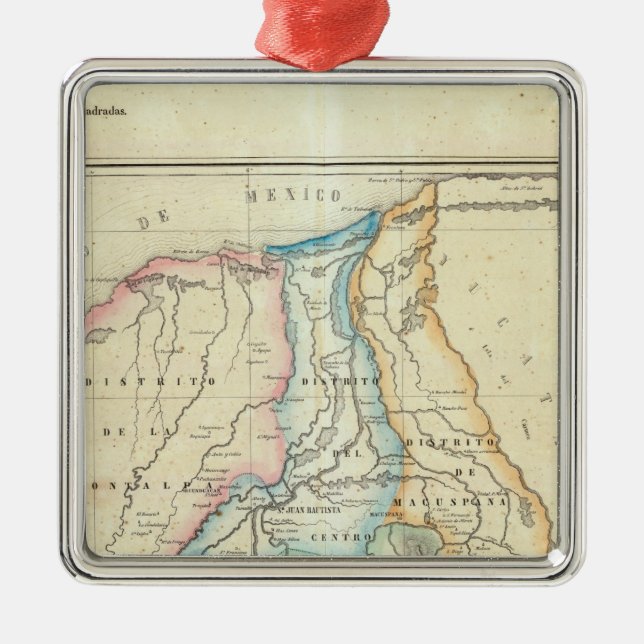 Ornamento De Metal Tabasco, México (Frente)