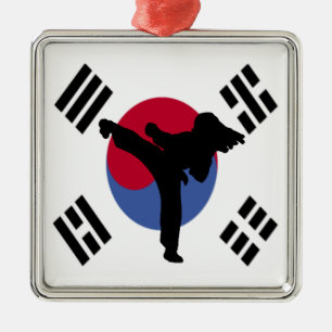 Ornamento De Metal Taekwondo