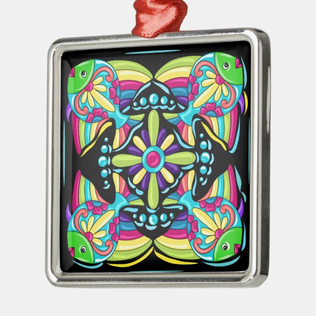 Ornamento De Metal Talavera (Esquerda)